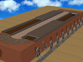 輪窯窯頂改造-火龍耐材提供 輪窯窯頂改造-火龍耐材提供