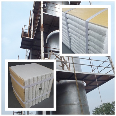 ?；⒅榕蛎洜t用陶瓷纖維保溫材料